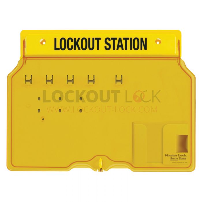 Masterlock 1482B Lockout Stations w/ Optional Padlock Kits