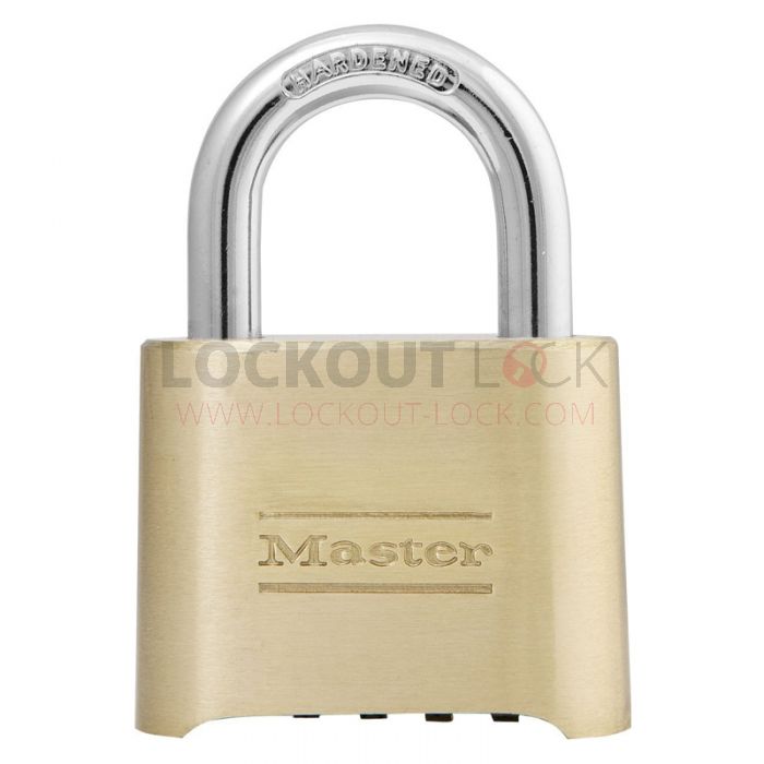 Masterlock 175EURD Solid Zinc Combination Padlock w/ Size Choice
