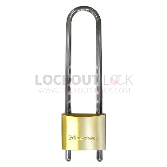 Masterlock 1950 EURD Brass Padlock w/ Adjustable/Removable Shackle