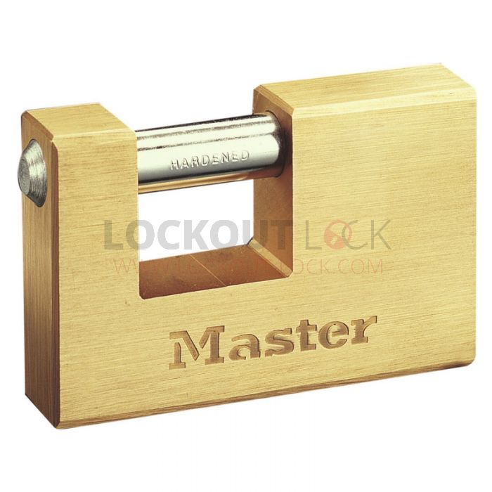Masterlock 607/608 Rectangular Brass Padlock