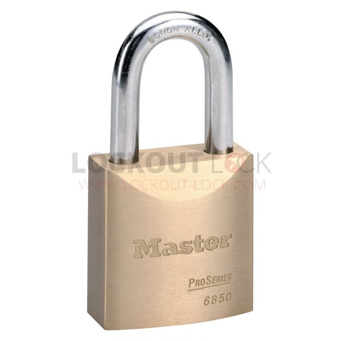 Masterlock 6850 Brass Pro Series Padlock w/ Key Choice