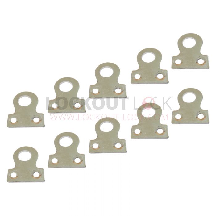 Bolt or Rivetable Flat Padlock Eye Small
