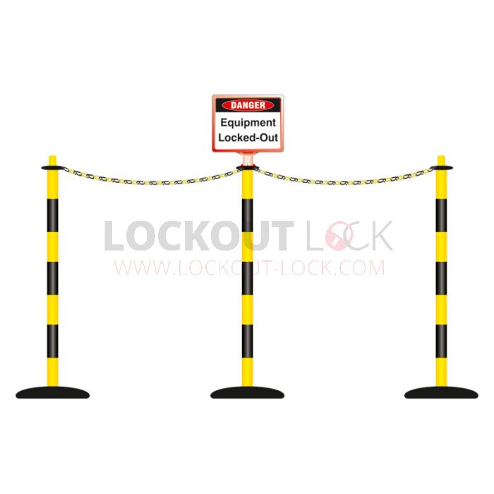 Lockout Barricading System 3 Pole