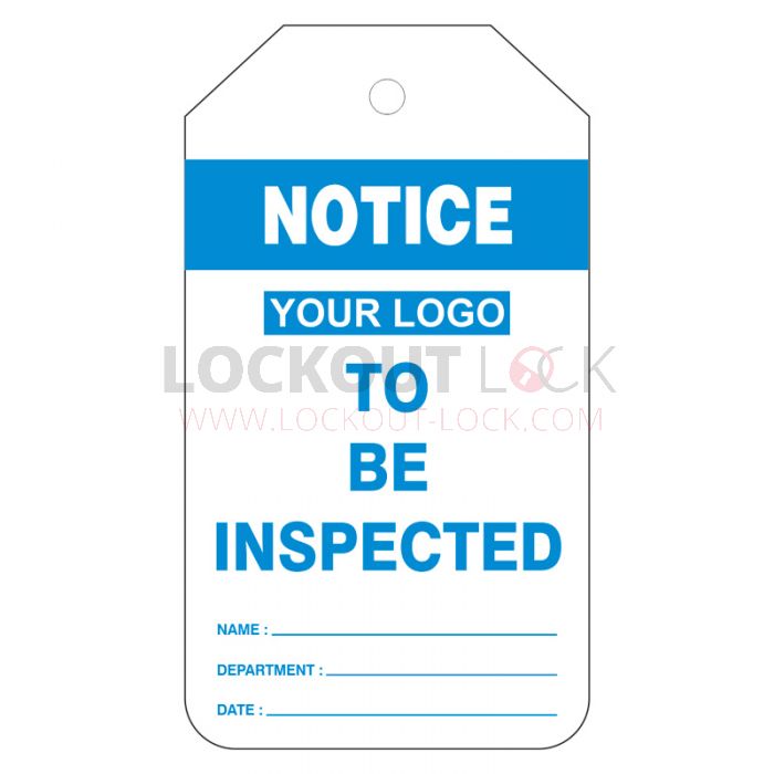 Notice To Be Inspected with Company Logo Pack of 200 Blue