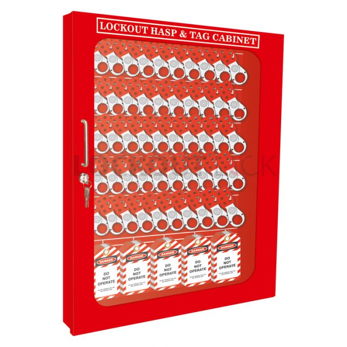 Tagout Hasp Tag Cabinet 50