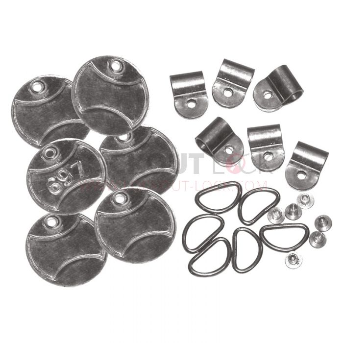Circular padlock top