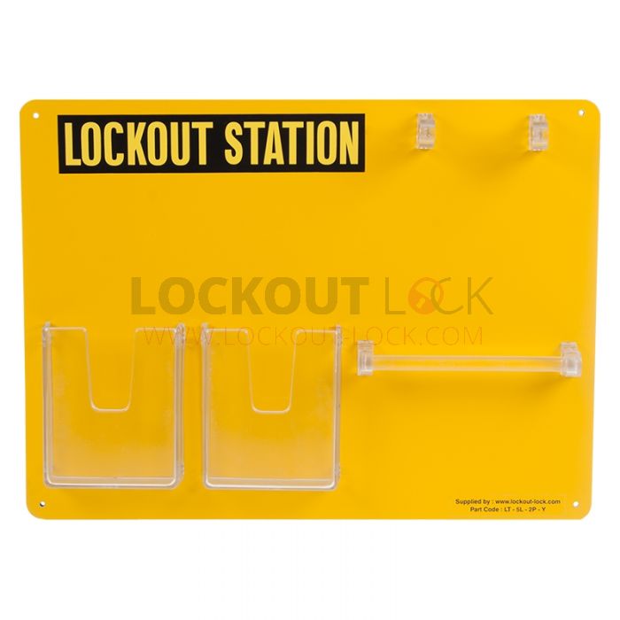 5 Locks *NEW* Lockout Tagout Station Complete with Accessories incl 
