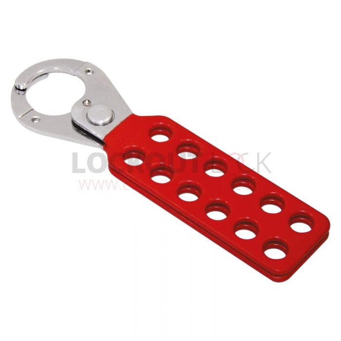 Vinyl-Coated Lockout Hasp – 12 Hole 