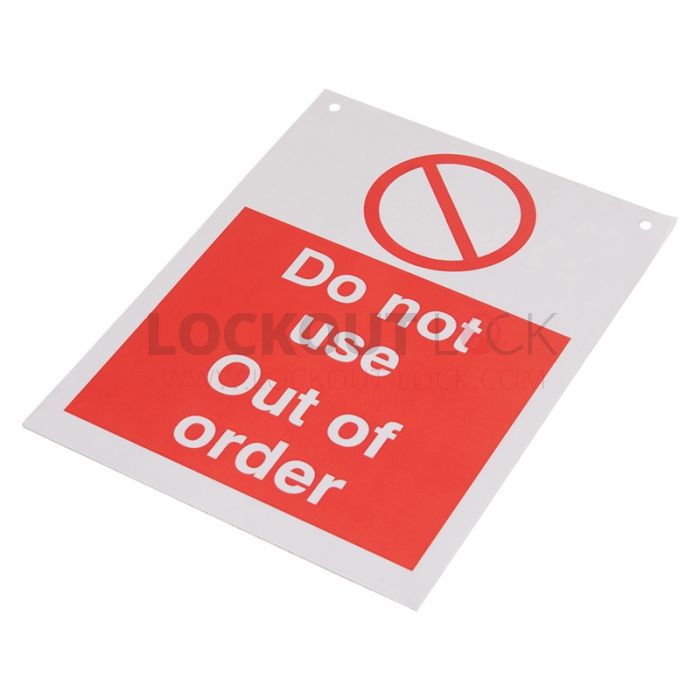 Do Not Use Out of Order 200mm 150mm