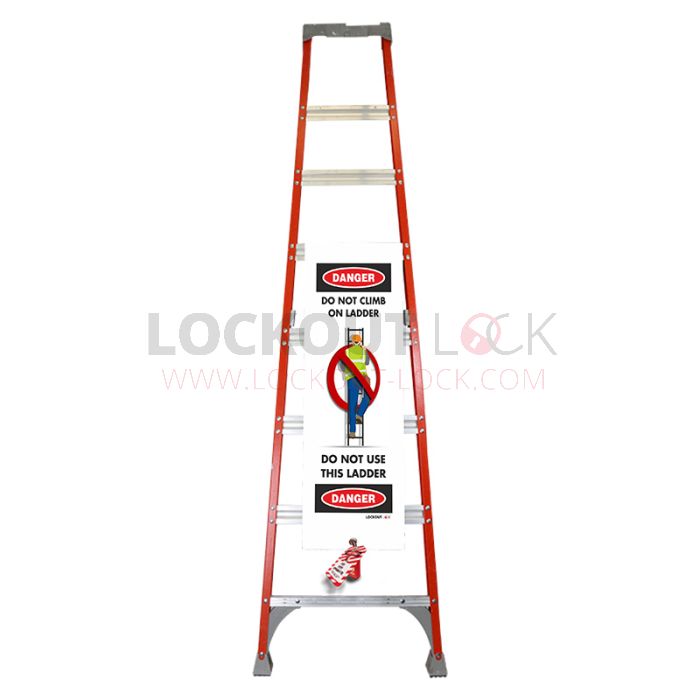 Lockout Lock Double Sided Ladder Lockout - 1778x330mm or 2210x382mm (HxW)