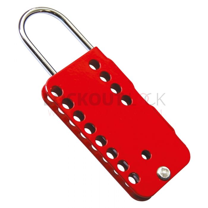 Marine-Grade Heavy-Duty Stainless Steel Lockout Hasp - 13 Hole