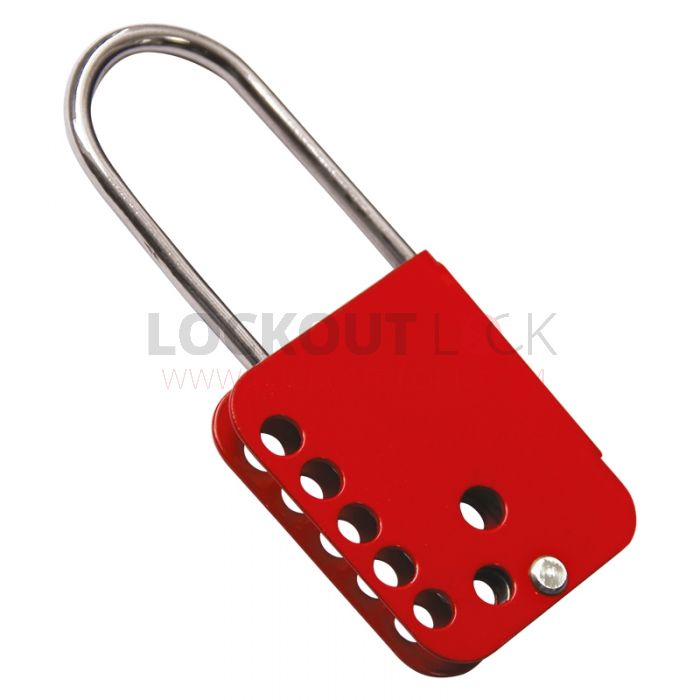 Marine-Grade Heavy-Duty Stainless Steel Lockout Hasp - 7 Hole