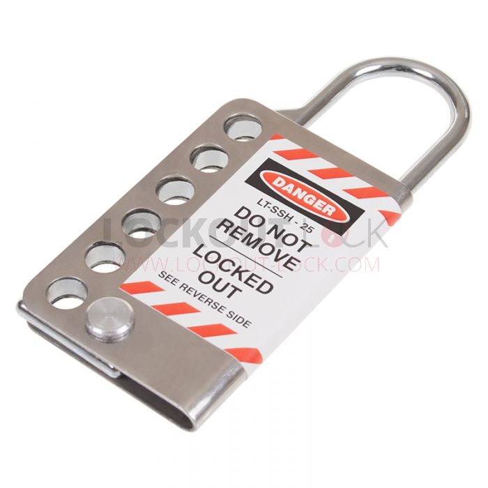 Padlock Heavy Duty 25mm Stainless Steel Outer Hasp - Front