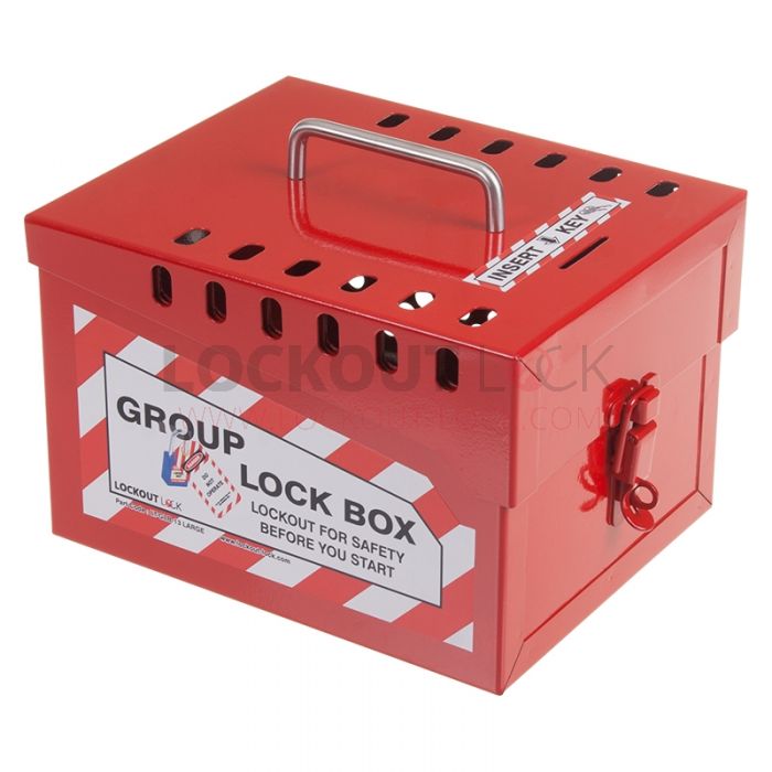 Large Group Lockout Box - 12 Locks - Front