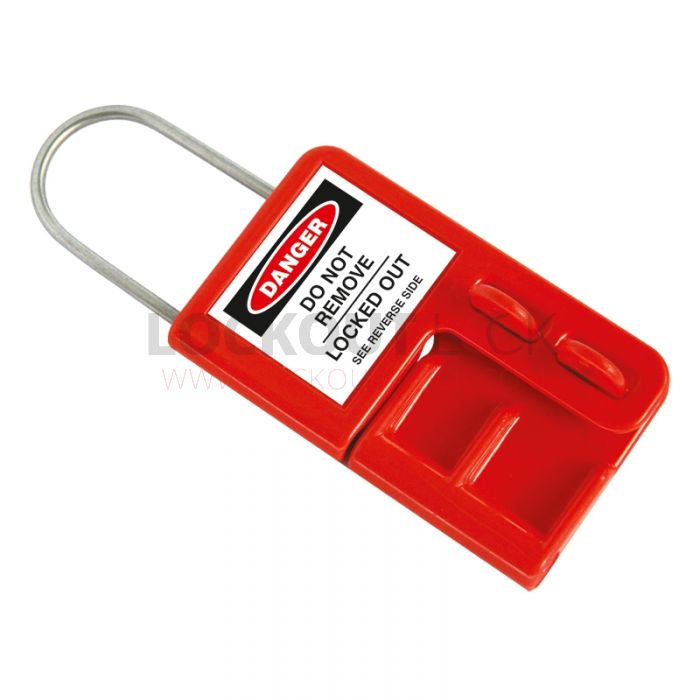 Premier Lockout Hasp with Warning Label – 4 Hole - LT-34LH