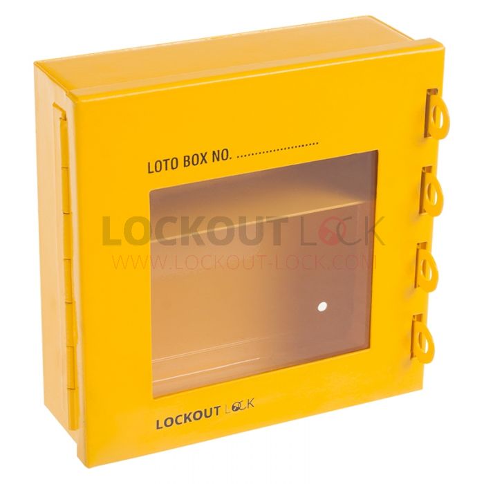 Multipurpose Lockout Station Key Document Holder 4 Lock Hole - Front