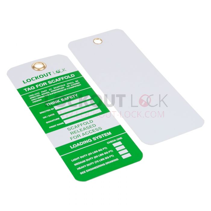 Released for Access Scaff Tag Scaffolding Tag Set of 10