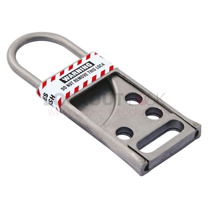 Stainless Steel Heavy-Duty Lockout Hasp - 5mm Shackle