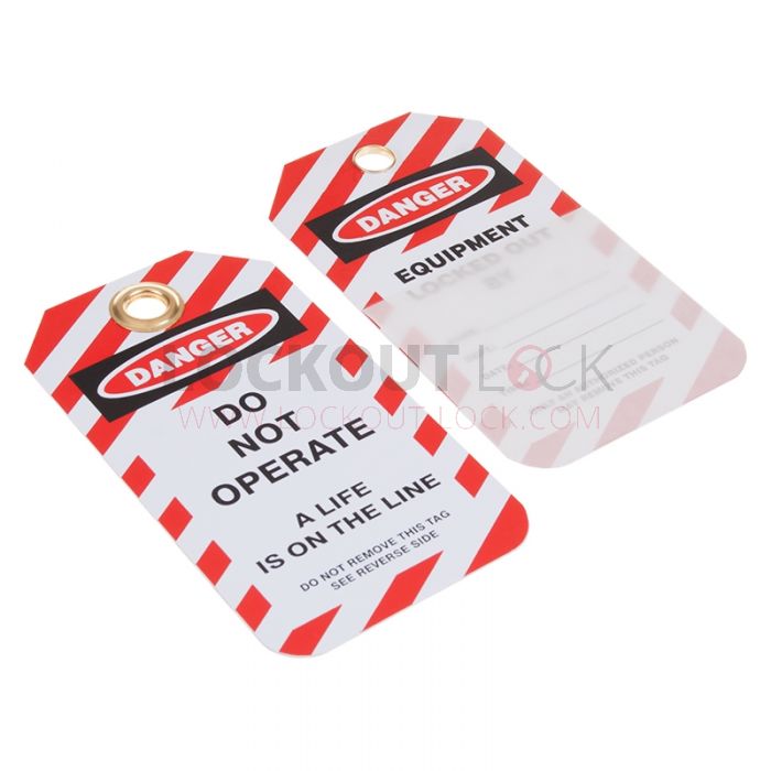 Danger - Do Not Operate with Protective Liner - Pack of 10
