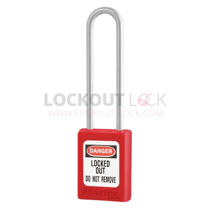 Masterlock S31-LT Long Shackle Zenex Lockout Padlock w/ Key Choice