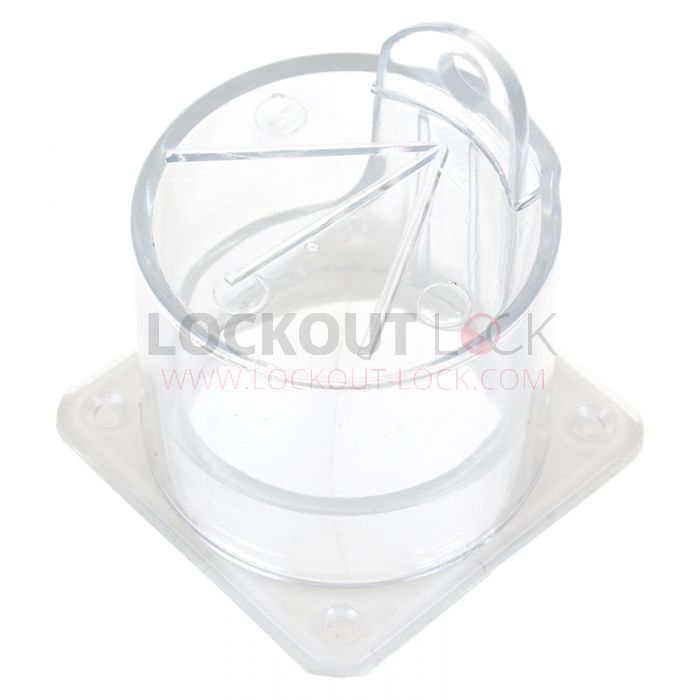 Electrical Switch Push Button Lockout Cover Round 55 Close Up