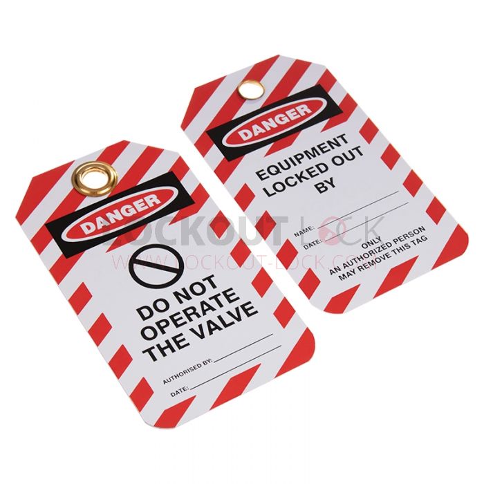 Do Not Operate the Valve Tag Pack of 10