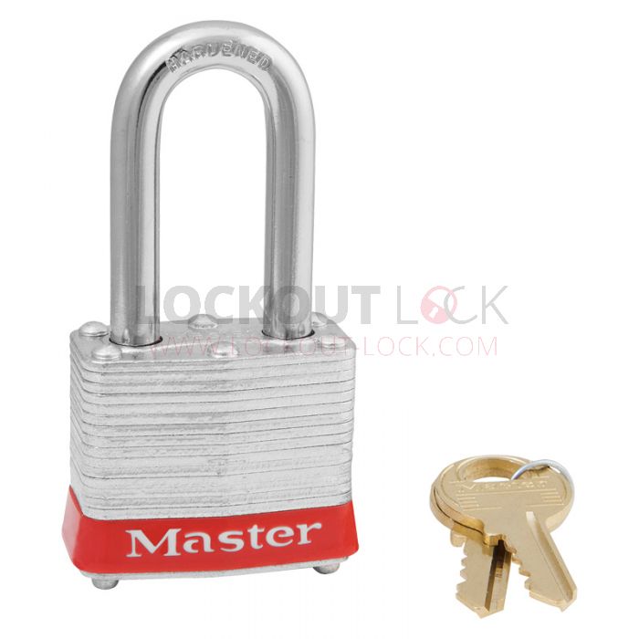 Masterlock Laminated Steel, Long Shackle Padlock 3