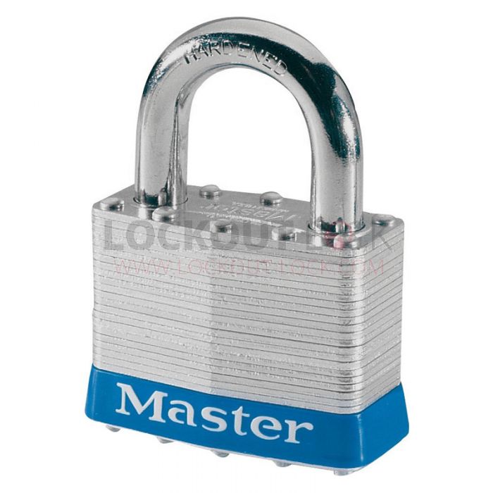 Masterlock 5EURD Laminated Steel Padlock w/ Key Choice