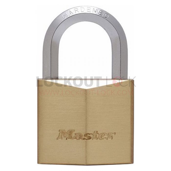 Masterlock 1145/1155 Hardened Steel Brass Padlock w/ Size Choice