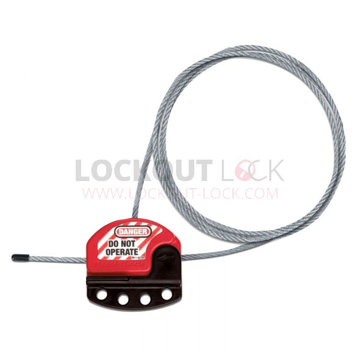 Masterlock S806 Adjustable Cable Lockout w/ Choice of Length
