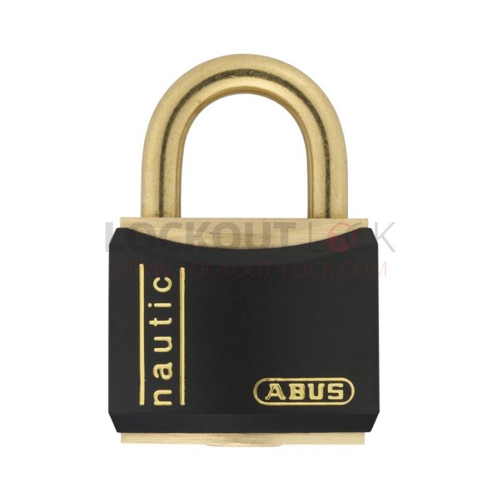 ABUS T84MB/20BLACK Nautic Brass Padlocks - Black