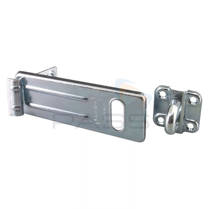 Master Lock 704DPF Stafia Di Sicurezza In Acciaio - 4-1/2 Pollici Per Porte E Armadietti - 2