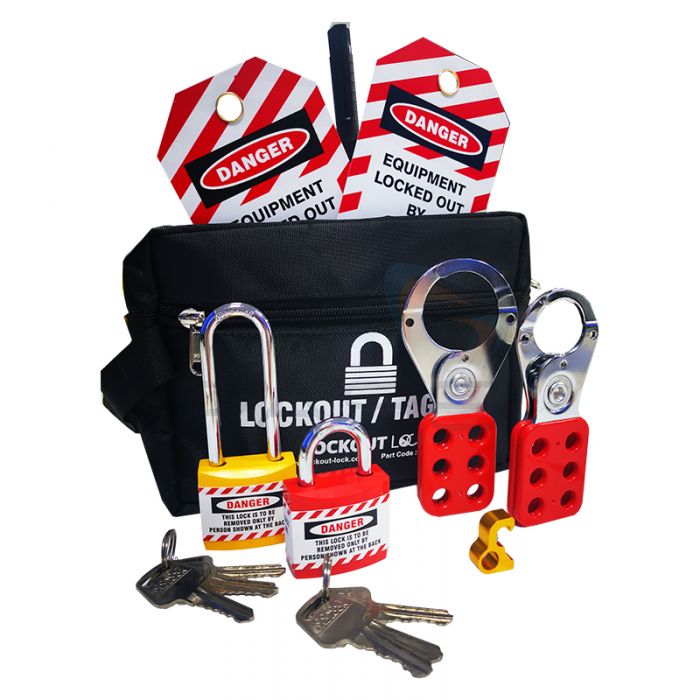 Lpp Tag Lock Out Kit Lockout Tagout Safety Kit - Circuit Breaker Lockouts With ...