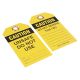Caution Unsafe Do Not Use with Company Logo Pack of 200 Yellow 1