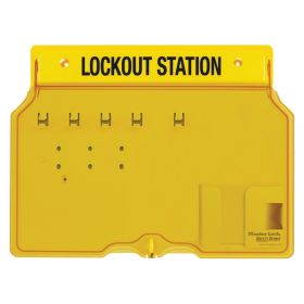 Masterlock 1482B Lockout Stations w/ Optional Padlock Kits