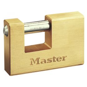 Masterlock 607/608 Rectangular Brass Padlock w/ Size Choice