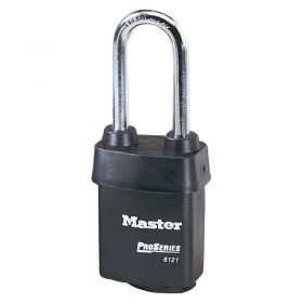 Masterlock 6121 Pro Series Padlock Long Shackle w/ Key Choice