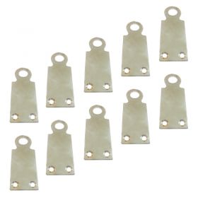 Bolt or Rivetable Flat Padlock Eye - Jumbo