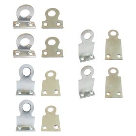 Bolt or Rivetable Padlock Eye Combo Pack