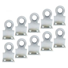 Bolt or Rivetable Right Angled Padlock Eye - Medium