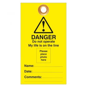 Danger - Do Not Operate - My Life - Photo ID - Pack of 10