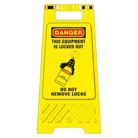Lockout Information Stand 1 - 'This Equipment Is Locked Out'