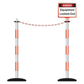 Lockout Barricading System 2 Pole