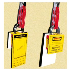 Lockout Padlock Tags (Set of 10 Nos)
