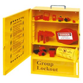 Lockout Tagout Station 21 inch 14 inch 6 inch with Group Lock Box