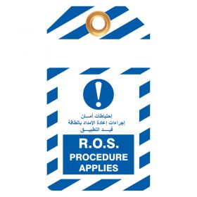 10 x ROS Procedure Tags