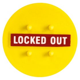 Lockout Lock Circular Circuit Blocker - LT-CB-38: 38mm diameter