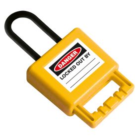 Non-Conductive Group Lockout Hasp (6mm) -Yellow