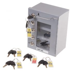 Heavy Duty Safety Lockout Box with 5 Keys