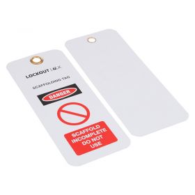 Incomplete Do Not Use Scaff Tag Scaffolding Tag Set of 10